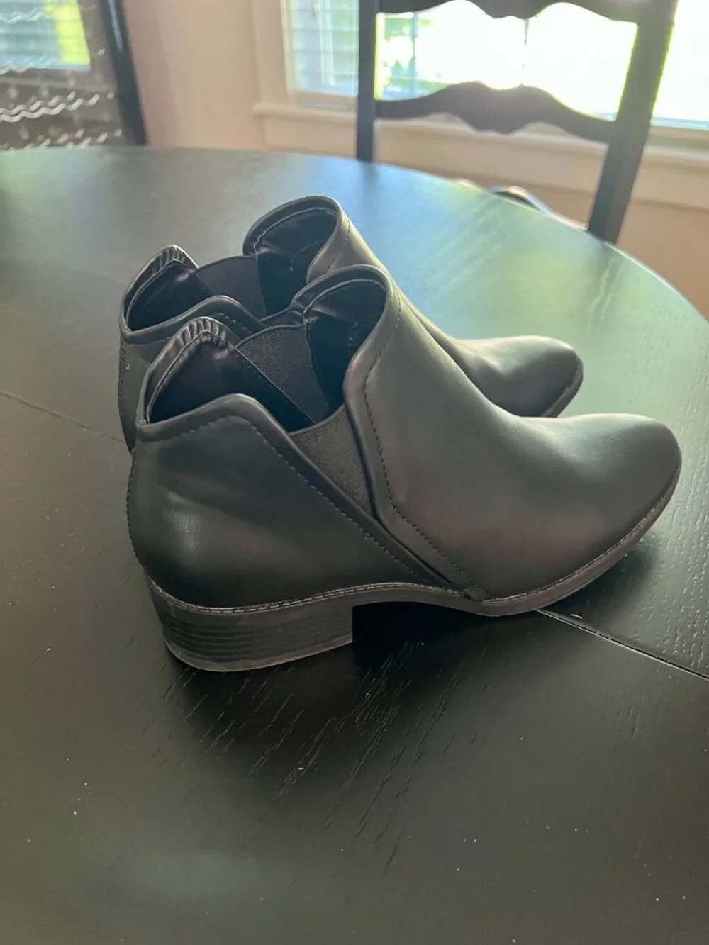 Dolcetta by Dolce Vita Black Slip-On Ankle Booties - Size 7